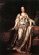 Adriaen van der werff Portrait of Anna Maria Luisa de' Medici, Electress Palatine oil painting artist